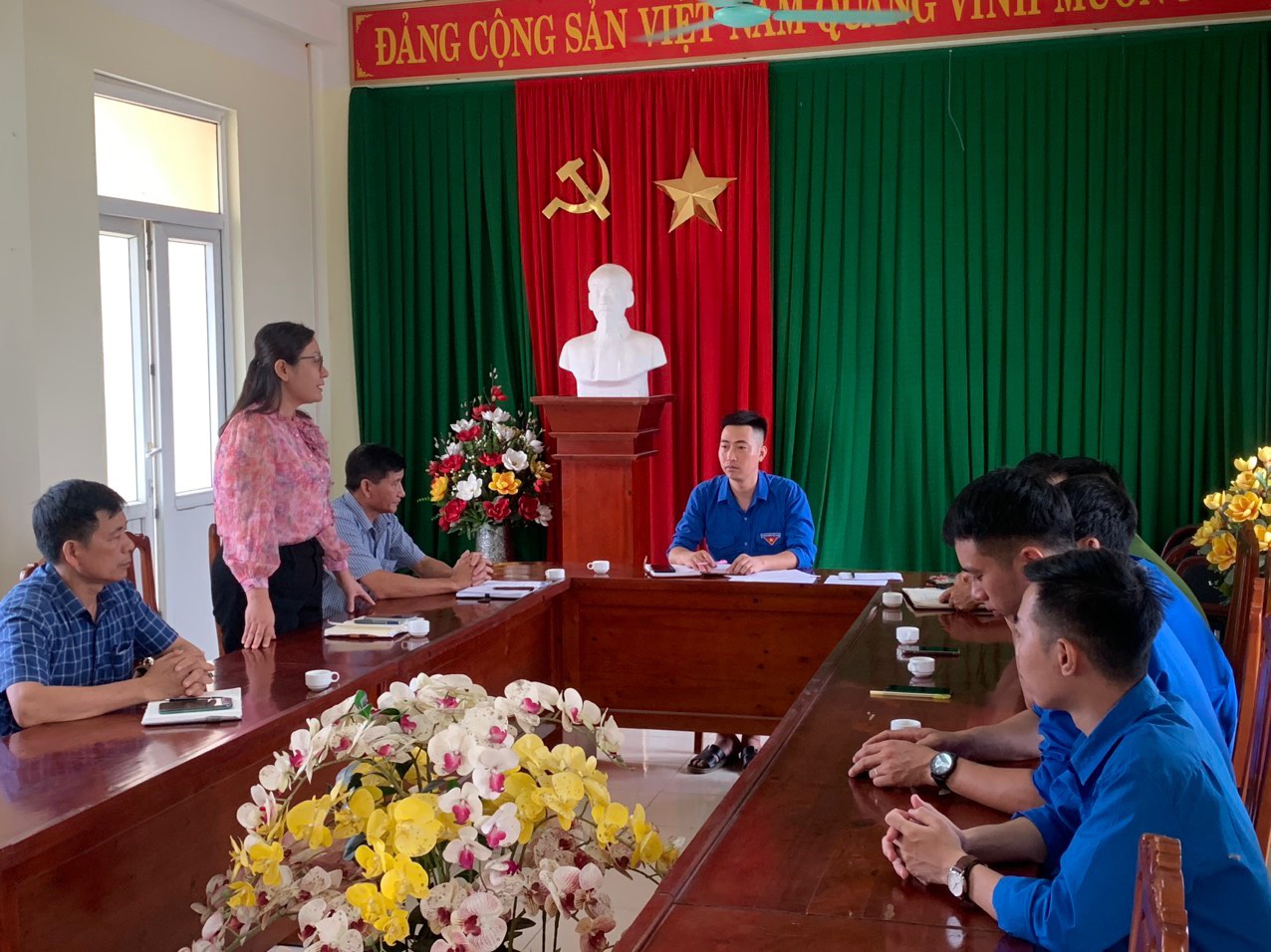 Đoàn TN xã Quang Lộc tiến hành hội nghị bầu chức danh Phó bí thư Đoàn xã nhiệm kỳ 2022-2027